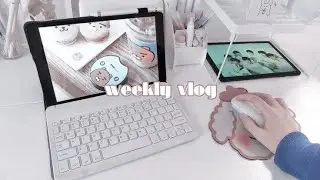 Weekly vlog_ creating a new channel, editing, playing IQ dungeon I Lunadrella