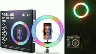 RGB LED SOFT RING LIGHT || MJ33