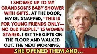 I arrived at the baby shower, my daughter-in-law said: We don’t want older people here. The next day
