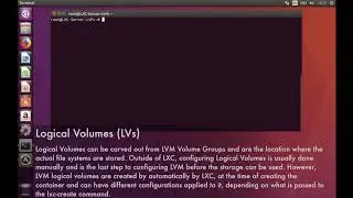 Creating LVM Containers