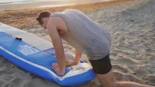 ISUP Instructional Video | The Bluewave Wave Rider Inflatable Stand Up Paddle Board