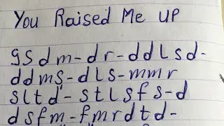 You Raised Me Up tonic solfa song - Powerful worship music song 🎵 🎺🎷🎶🙏