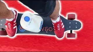 HIT BY A CAR WHILE TESTING BOOSTED BOARD VS WOWGO BOARD!! (scary)