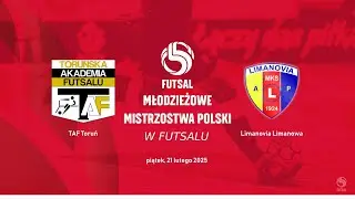 Skrót meczu: TAF Toruń - Limanovia Limanowa | MMP U19 | Świecie 2025