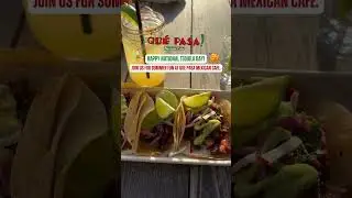 National Tequila Day 2024 at Que Pasa Mexican Cafe - Check out the description