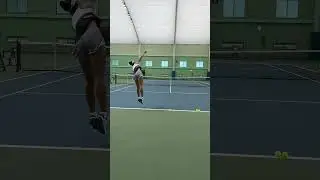 Испытание на подачу, день 5! Смогу ли я попасть в конус?? #теннис #wta #теннисист #жизньтеннисист...
