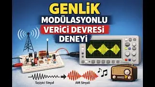 Genlik Modülasyonlu (G.M.) verici devresi - Amplitude Modulation transmitter circuit