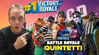 🔴FORTNITE Live ITA - BATTLE ROYALE IN 5 GIOCATORI (QUINTETTO)! *DELIRIO TOTALE*