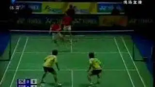 Badminton Yonex All England Super Series 2008 MD-F 1/4