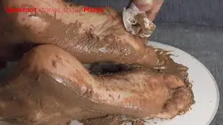 How to wash my feet from chocolate?