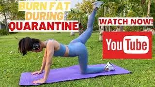 ฟิตสู้&rdquo;โควิด-19&rdquo; 🦠 ❌Outdoor Fat Burn Full Body Workout During Quarantine! ❌🍑🏋️&zwj;♀️