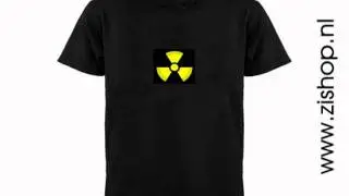 Sound activated equalizer LED T-shirts