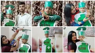 how make DETTOL handwash at home for kids for fancy dress competition?..... #mycreationworld #viral