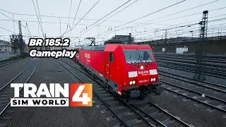 DB BR 185.2 transporting cars to Fulda - Train Sim World 4