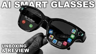 AI Smart Glasses with Camera and AI Intelligence Real-Time Translation! - UNBOXING ASMR