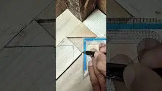 Easy and fast tricks for finding angles #woodworking #tips #diy #skills #ideas #shorts