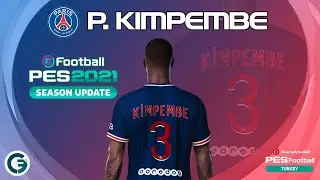 PES 2021 Presnel Kimpembe | #Face | Paris Saint-Germain | PES 2020 [PC]