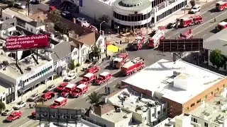 3 dead, 6 hurt after 92-year-old driver hits bicyclist and crashes into Los Angeles grocery store