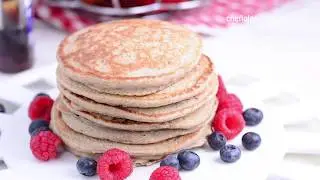 Banana Oatmeal Pancakes