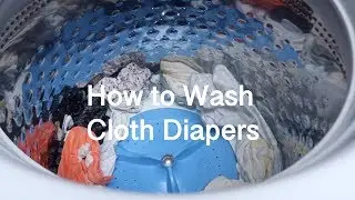 How to wash cloth diapers using a whirlpool washer