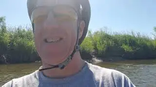 Kayaking through Glacial Park