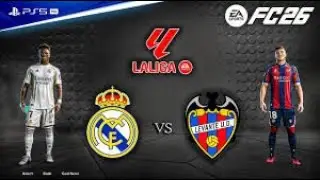 EA SPORTS FC 26 | Real Madrid vs Levante | La liga 25/26 Full Match | PS5&trade; Pro | Ultra Graphics +