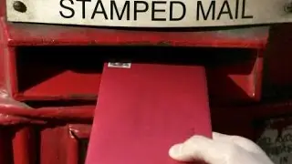 How to apply proper postage/stamps to a letter