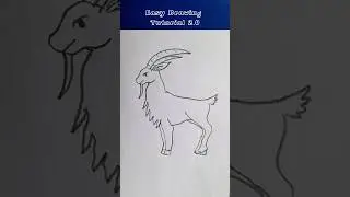 Goat drawing #art #artist #draw #drawing #artwork #reels #shorts