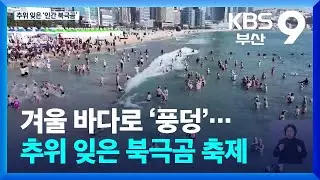 겨울 바다로 ‘풍덩’…추위 잊은 북극곰 축제 / KBS  2026.01.18.
