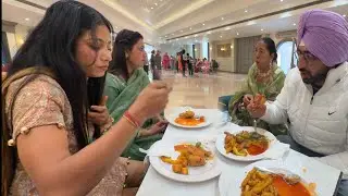 Aaj asi gaye bahut door viah te 😍 | Thaak hi gaye sare 😴 | Marriage vlog 