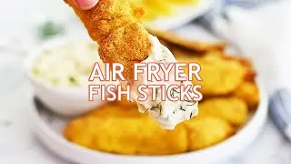 How to Make Crispy Air Fryer Fish Sticks from Scratch! 🐟🍟