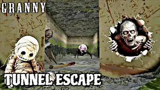 Tunnel Escape New Mood😱 |Granny Horore Game Play #granny #video #viral #viralvideo 