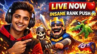 🔥 CLASH ROYALE LIVE 🔴 | RANK PUSH | INSANE MATCHES!