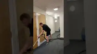Carpet cleaning communal areas - Watch next short to see how dirty! 📸