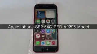 Apple iphone SE2 64G RED A2296 Model
