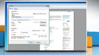 Internet Explorer&reg; 8: How to preview and print a webpage on Windows&reg; 7?