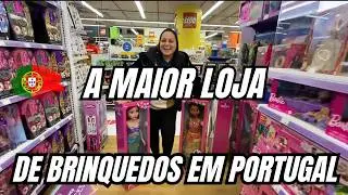 Tour COMPLETO com PRE&Ccedil;OS em uma LOJA  de BRINQUEDOS GIGANTE 🧸 em LISBOA/PORTUGAL
