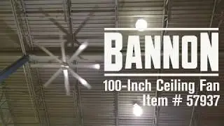 Bannon High-Volume Ceiling Fan  100in. 35000 CFM