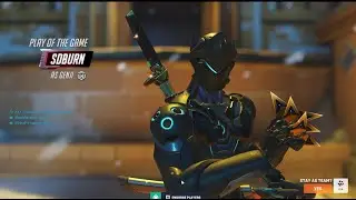 Overwatch 2 Genji God ShadowBurn Playing Genji = Easy Win -POTG-