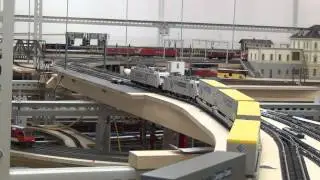 Bahnhof Visp und Einfahrt Brig der SBB Teil 1