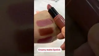 Day 29/30 Lipstick Challenge : Nykaa Creamy Matte Lipstick &lsquo;Game on&rsquo; #nykaa #lipstick #shortsindia