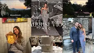 a NYC August Summer Vlog! Wedding, fun activities and a Broadway play!