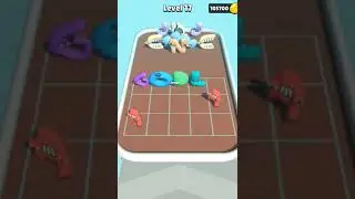 merge alphabet lord run gameplay  level 17 #shorts