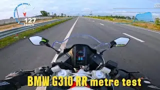 BMW G310 RR metre test video