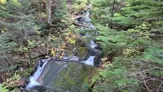 Scout Lake Falls. WA, Drainage.