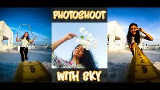 Creative SELF PORTRAIT Ideas with Sky |How to edit photos using Mobile /Pics art/Light room |Part-3