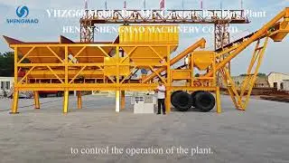 🚛 YHZG60L Mobile Concrete Batching Plant &ndash; Easy & Efficient! 🏗️