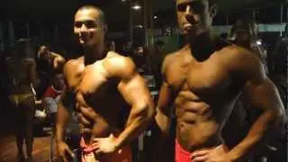 Mr Rio 2012 BACKSTAGE - Men's Physique Team Pannain