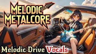 🔥 Melodic Metal Drive 🚗🎸 Clean Vocals | 12 High-Energy Rock Tracks for Focus & Freedom ⚡
