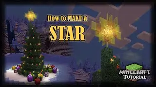 MINECRAFT ⭐ STAR for Christmas Tree 🌲 How to Make a Christmas STAR in MineCraft. MINECRAFT Tutorial